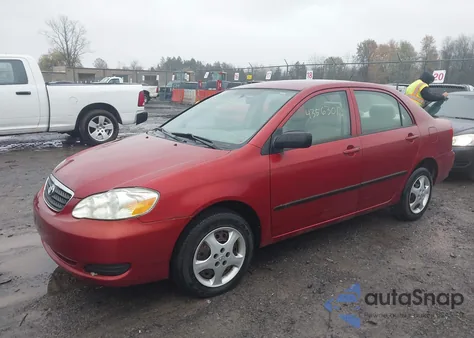 2007 Toyota Corolla Ce из США, поврежденный, VIN JTDBR32E970104148